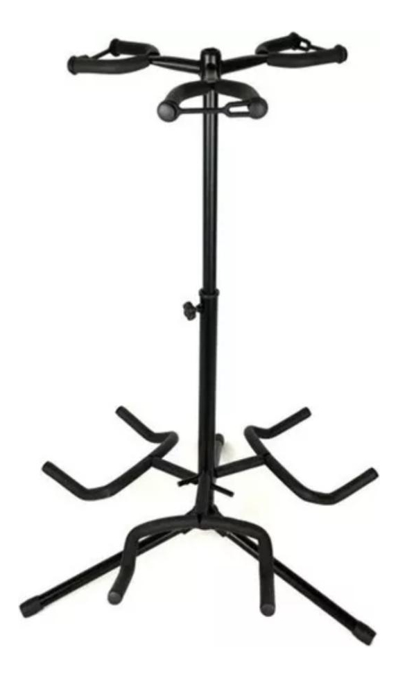 Atril Soporte Regulable Triple De Guitarra Y Bajo Strauss