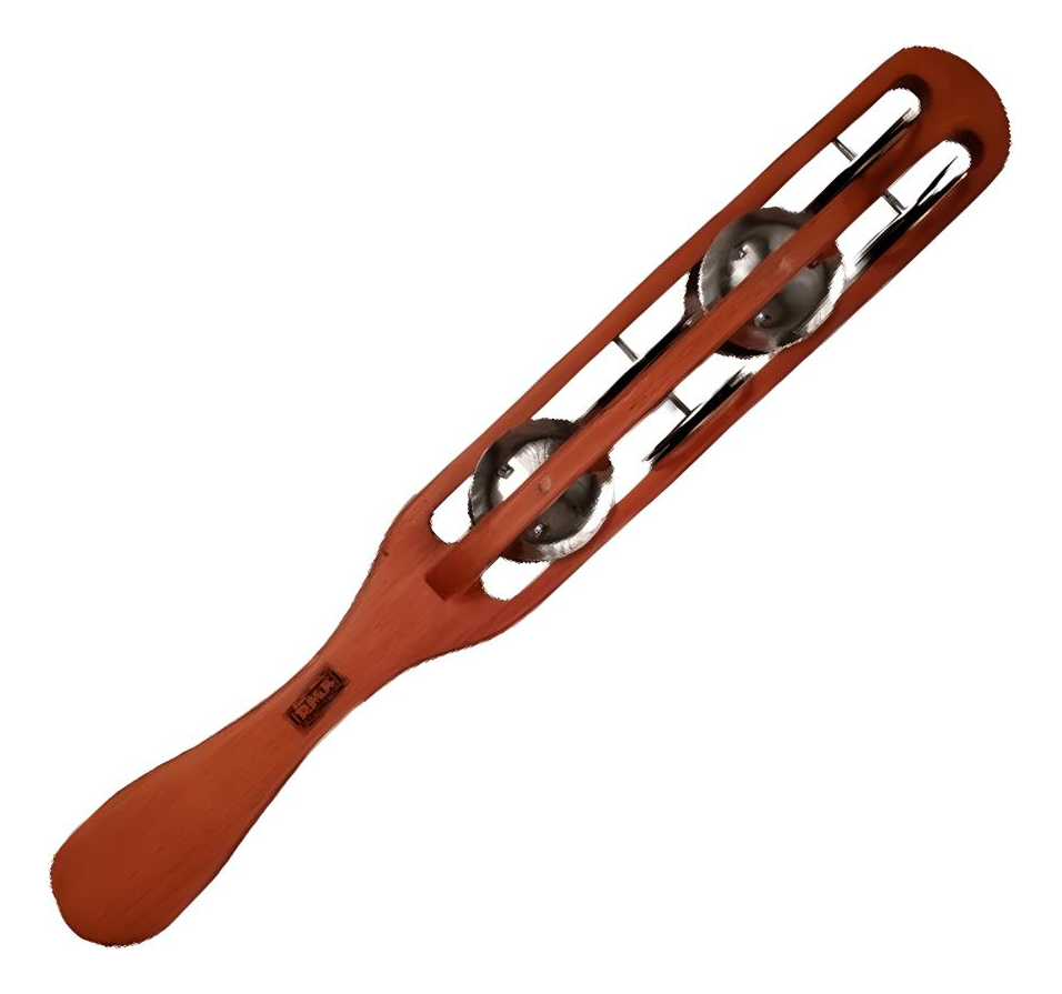 Chocalho Brasileño De Madera Rmx 33 Cm