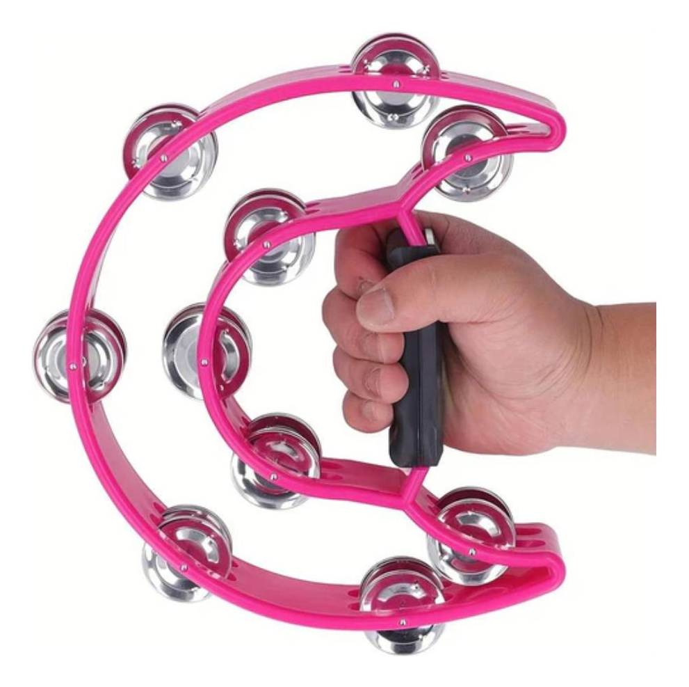 Pandero 1/2 Luna Fucsia Rosa Rmx 8,5'' Tr-4 Pa-g3e4 - Imagen 7