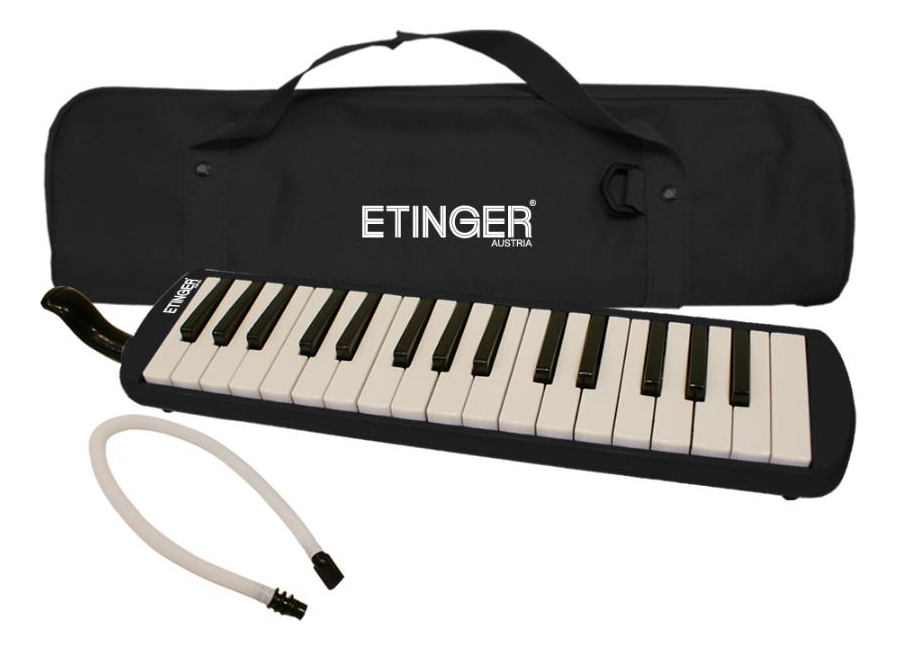Melódica 32 Notas Negra C/estuche Etinger