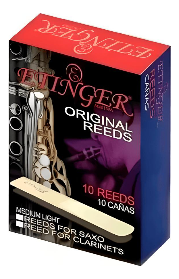 Cañas Para Clarinete Y/o Saxo B 10 Unidades Etinger