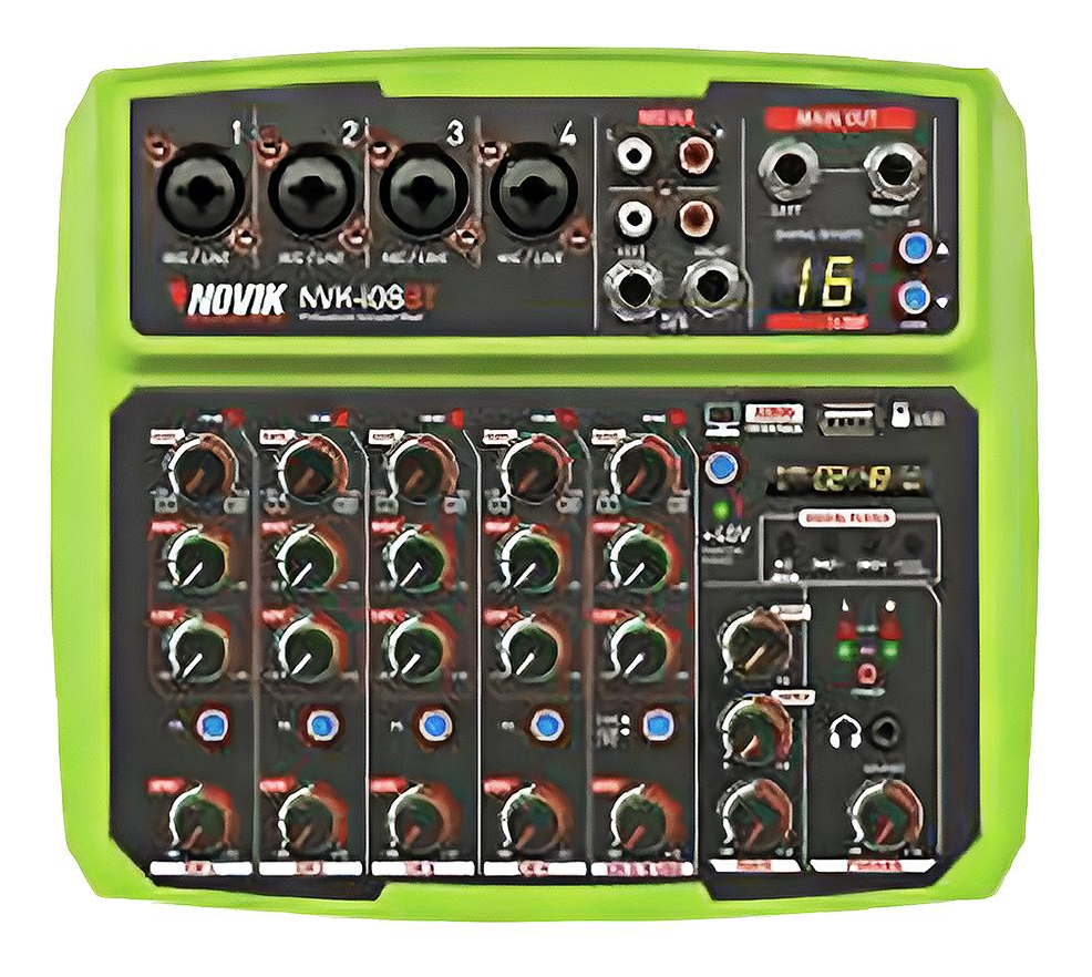 Consola Pasiva Con Interfaz Usb Novik Nvk I08bt Verde
