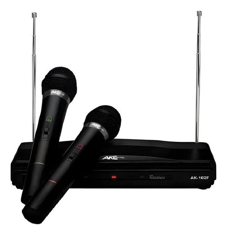 Micrófonos Inalámbrico Doble Con Canales Independiente