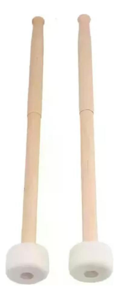 Par De Mazos De 14 Pulgadas Para Timbal - Imagen 2