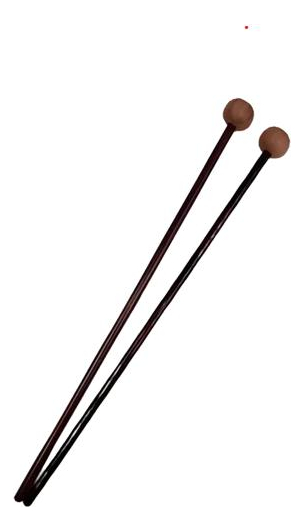 Mazos Para Percusión 38 Cm Cabeza De Madera Par - Imagen 3