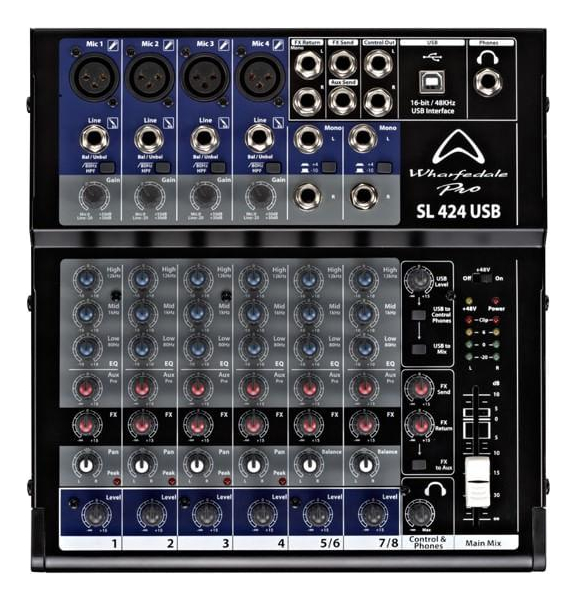Mixer Wharfedale Sl 424 Usb