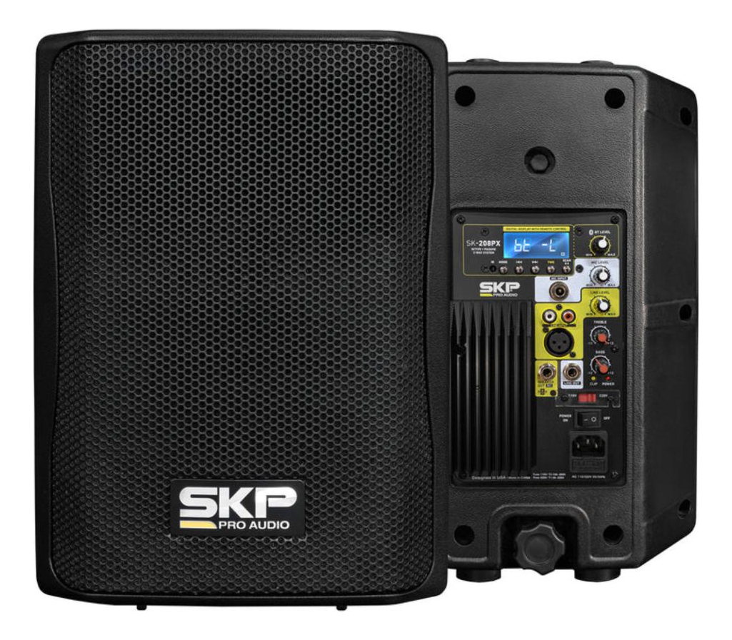 Parlante Sistema 2 Vías Activo + Pasivo Amplificado Sk 208px