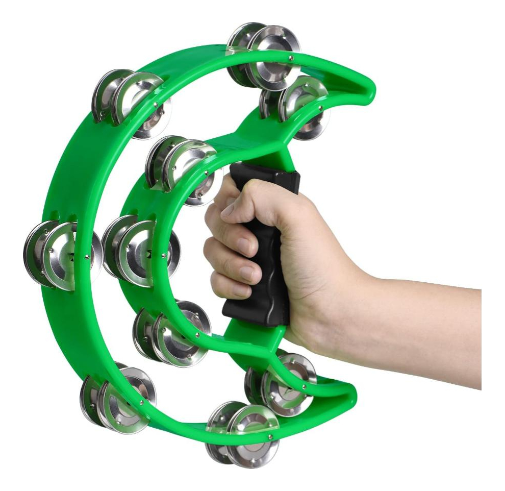 Pandero Media Luna Rmx 8,5´´ Tr-4 Verde