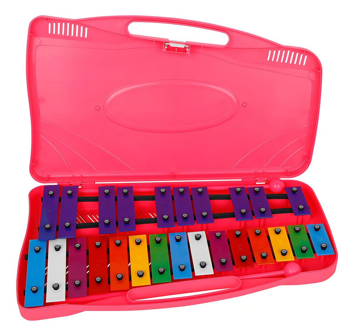 Metalofono Rosado Cromatico 25 Notas - Imagen 4
