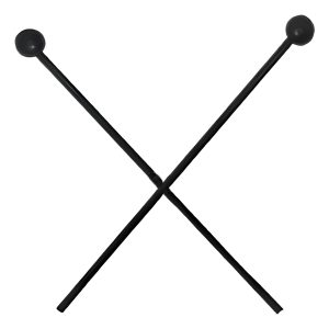 Mazos De Plastico Negro Para Metalófono Hamelin