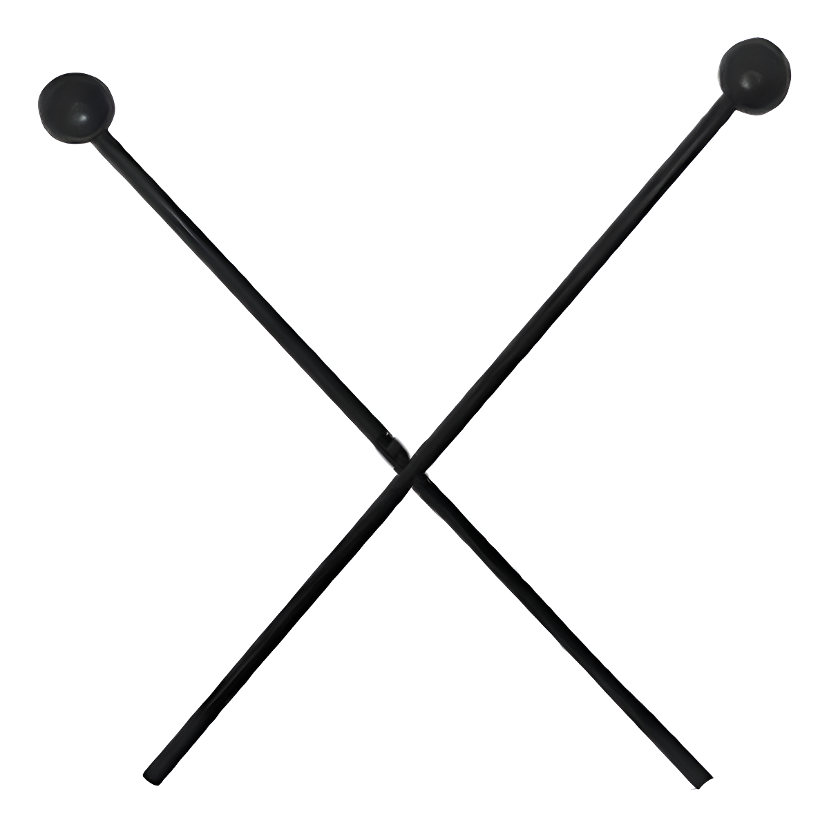 Mazos De Plastico Negro Para Metalófono Hamelin