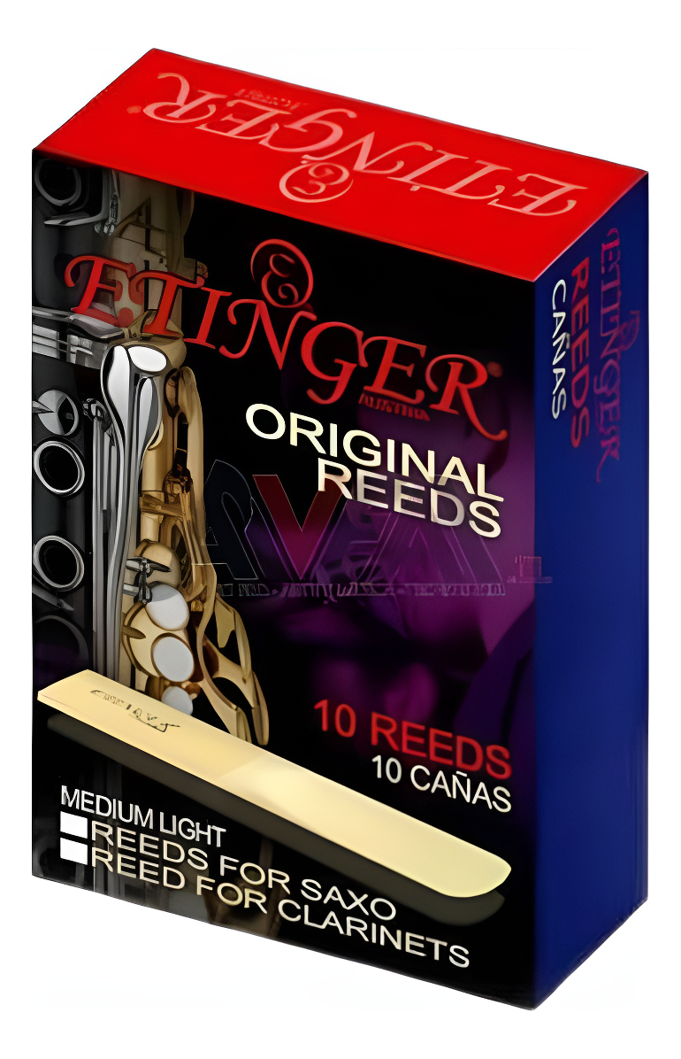 Caña Para Clarinete Etinger B Alto 3