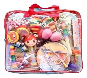 Set De Instrumentos Maleta Musical De Madera Niños Artidix