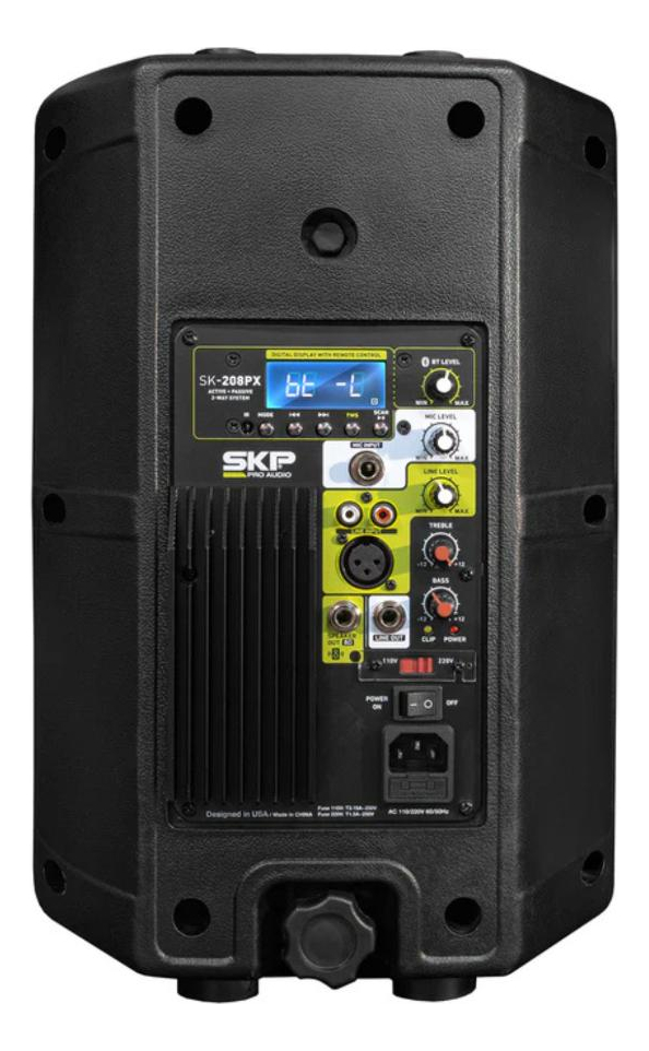 Parlante Sistema 2 Vías Activo + Pasivo Amplificado Sk 208px - Imagen 5