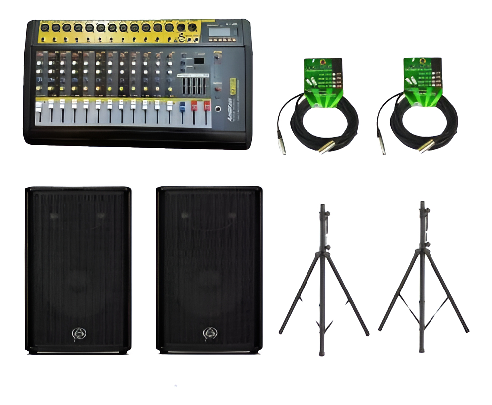 Consola Power Mixer 12 Canales Profesional Todoaudio Chiile