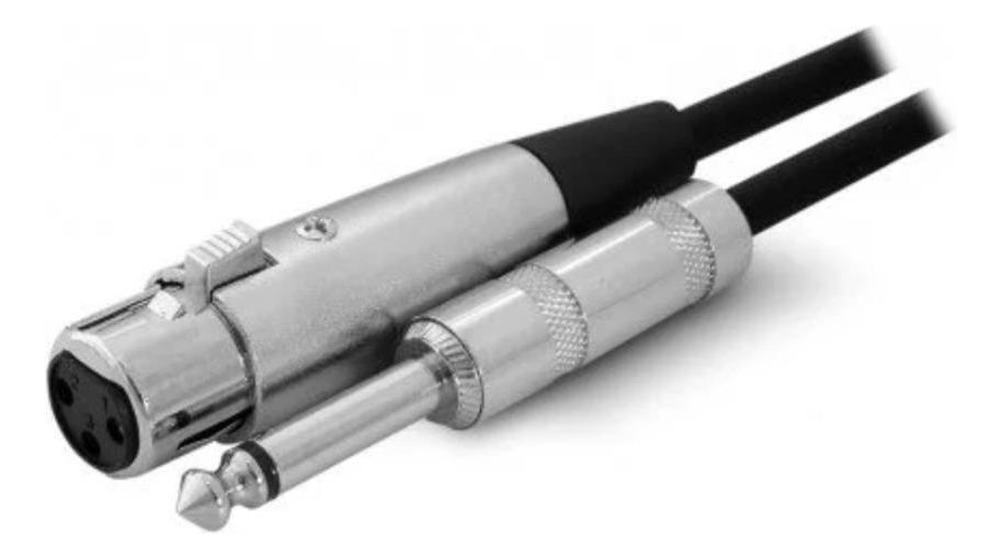 Cable Canon Xlr Plug 6,3 Micrófono Instrumentos 15 Metros - Imagen 2
