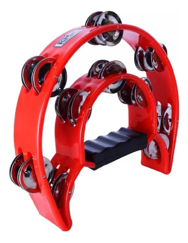 Pandero Media Luna Rmx 8,5´´ Rojo