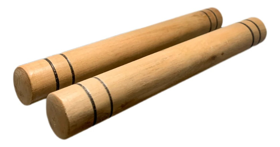 Par Claves Simple De Madera 20 Cm Tolipa Todoaudio Chile