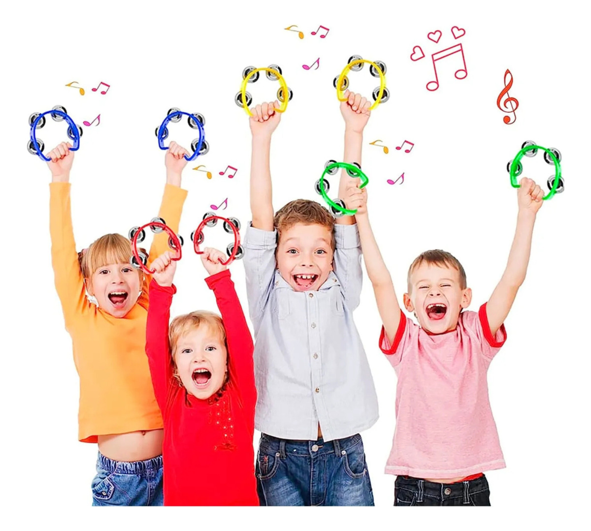 Mini Pandero 4 Plásticos Rmx Verde - Imagen 4