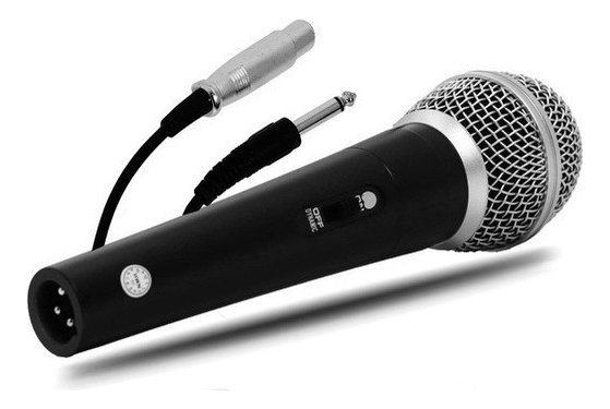 Micrófono Vocal Profesional Sm58 Dinámico Cardioide Karaoke Color Negro Con Plateado - Imagen 4