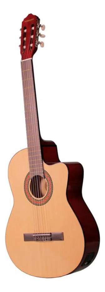 Guitarra Electroacústica Freeman Frcg44ceq Color Natural