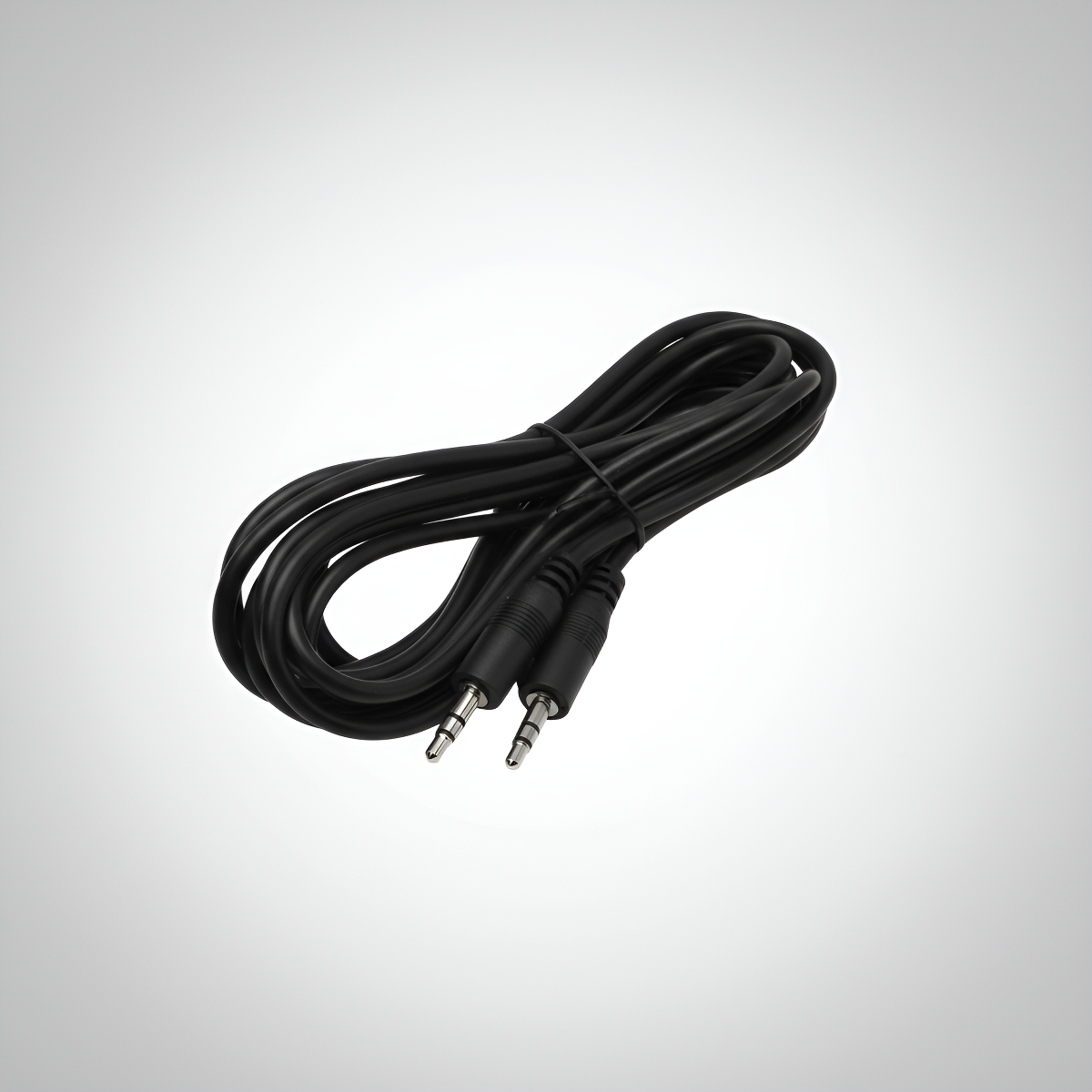 Cable Auxiliar De Audio 1,5 Metros Plug Negro - Imagen 4