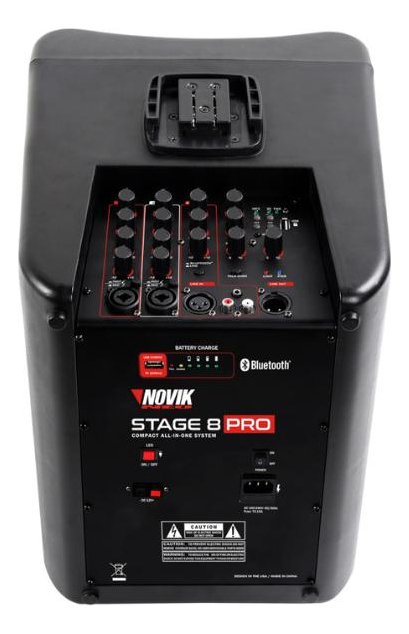 Parlante Portátil Con Bateria Novik Stage 8pro - Imagen 5