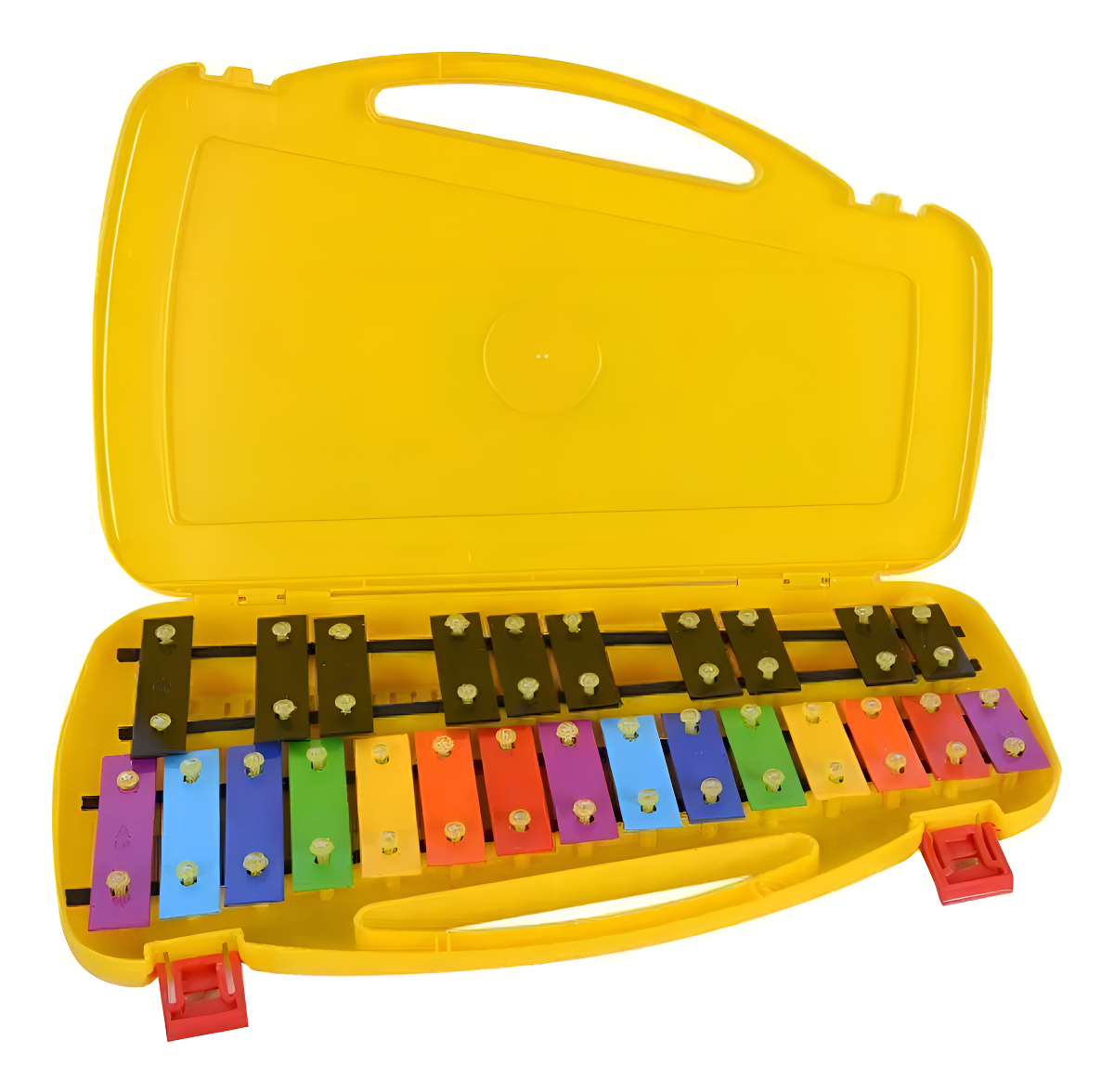 Rmx Jr25n Metalofono 25 Notas Cromado Amarillo