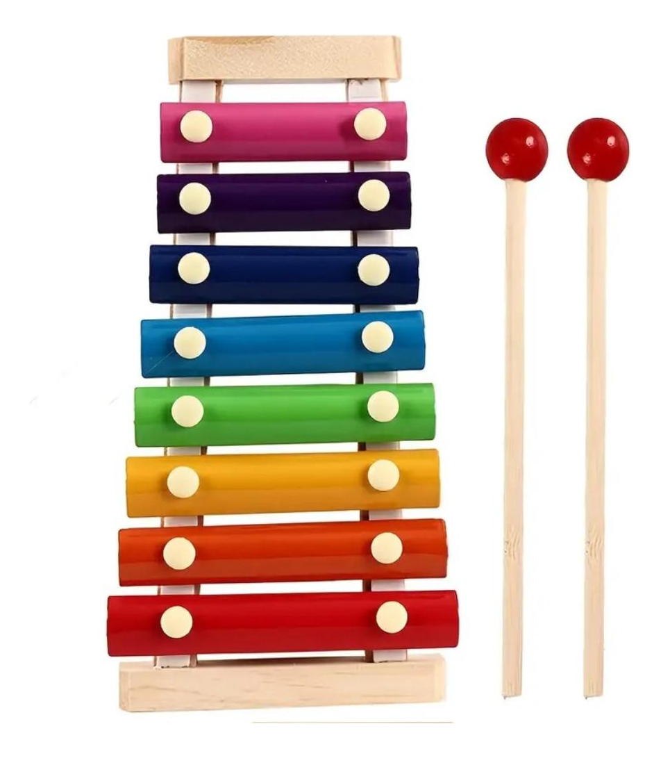Metalófono De Madera Infantil 8 Nota