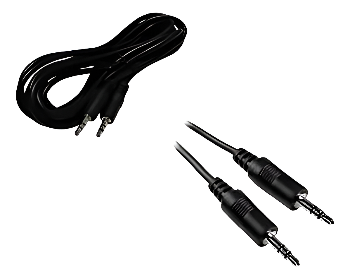 Cable Auxiliar De Audio 1,5 Metros Plug Negro