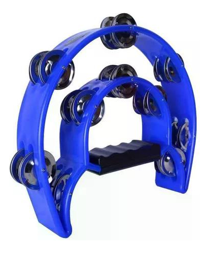 Pandero Media Luna Rmx 8,5´´ Azul