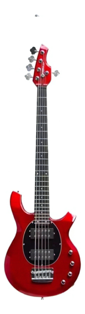 Bajo Eléctrico Freeman Freb885 5 Cuerdas Color Rojo