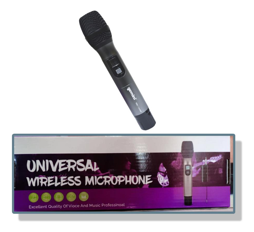 Micrófono Dinámico Hanset Inalámbrico Uhf Wmu-1600 Gemini - Imagen 5