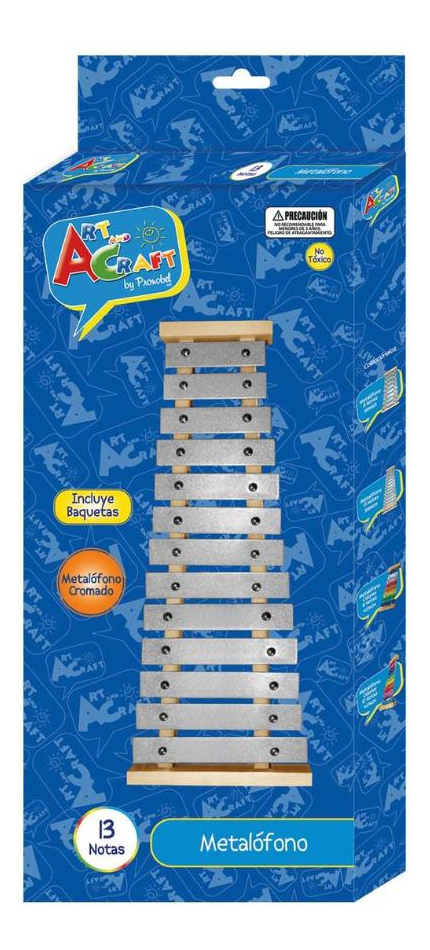 Metalofono 13 Notas Cromados Con Mazo Todoaudio Chile