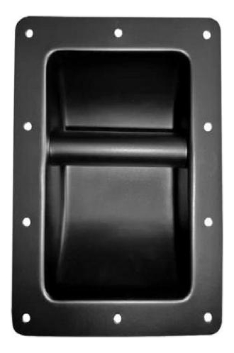 Manilla Metal Embutida Negra Mod.6r Mekse - Imagen 2