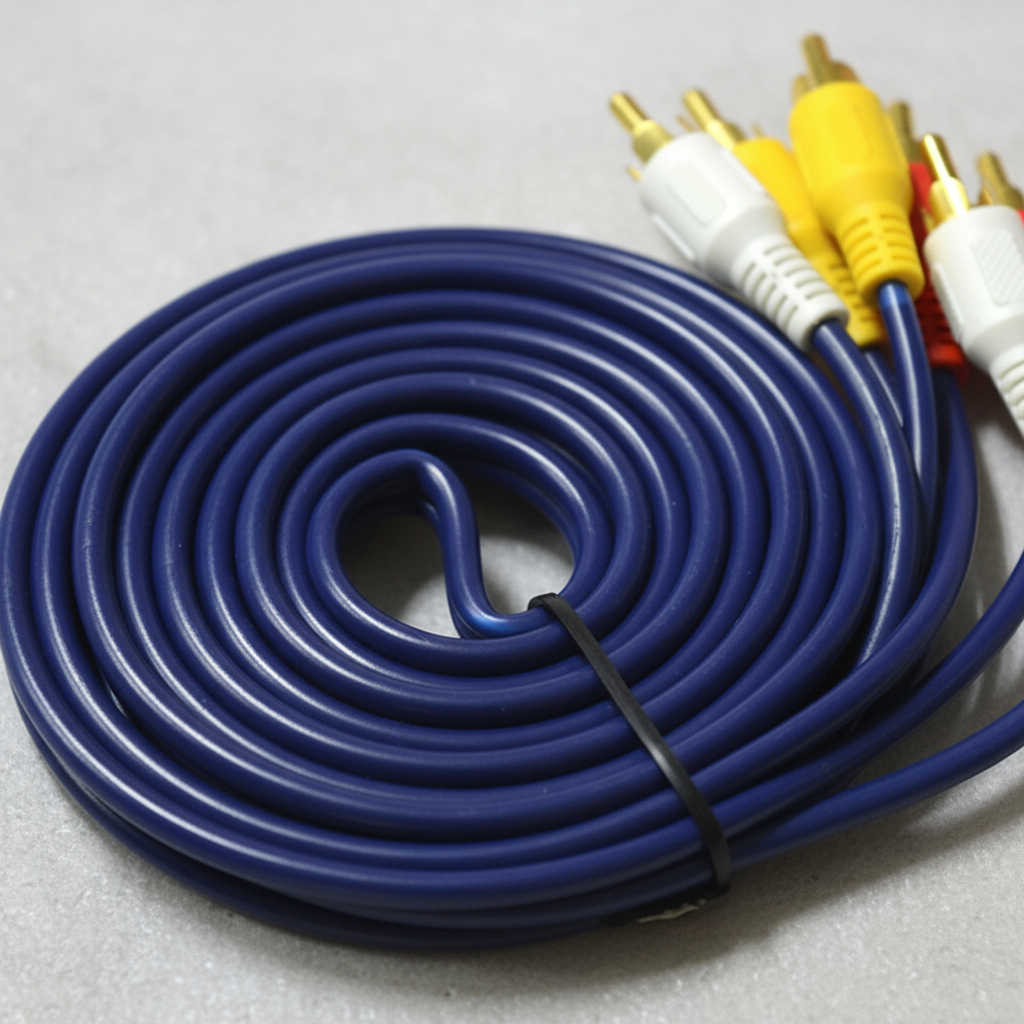 Cable 3 Rca X 3rca Macho Negro Ca-520 Bestamerica - Imagen 4