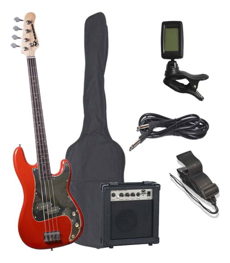 Bajo Pack De Bajo Hgp-740 Hondo Rojo