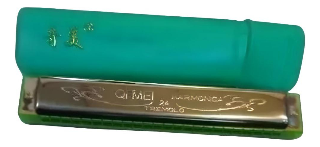 Armónica Diatonica Qi Mei 24 Performance Verde