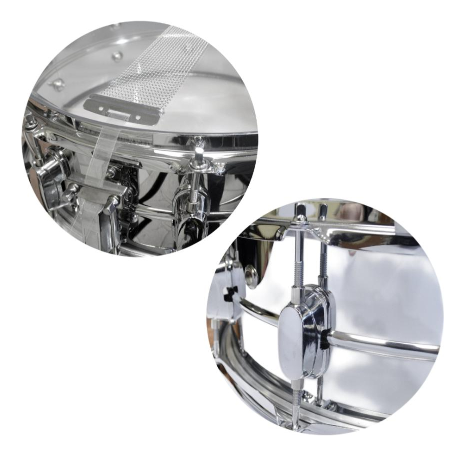 Caja De Banda Escolar 14x5,5 Plateada Rmx - Imagen 4