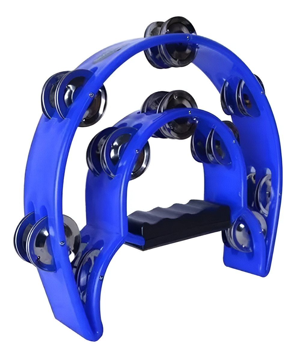 Pandero Media Luna Doble Azul Rmx Todoaudio Chile