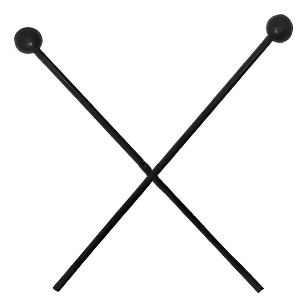 Mazos De Plástico Negro Para Metalófono