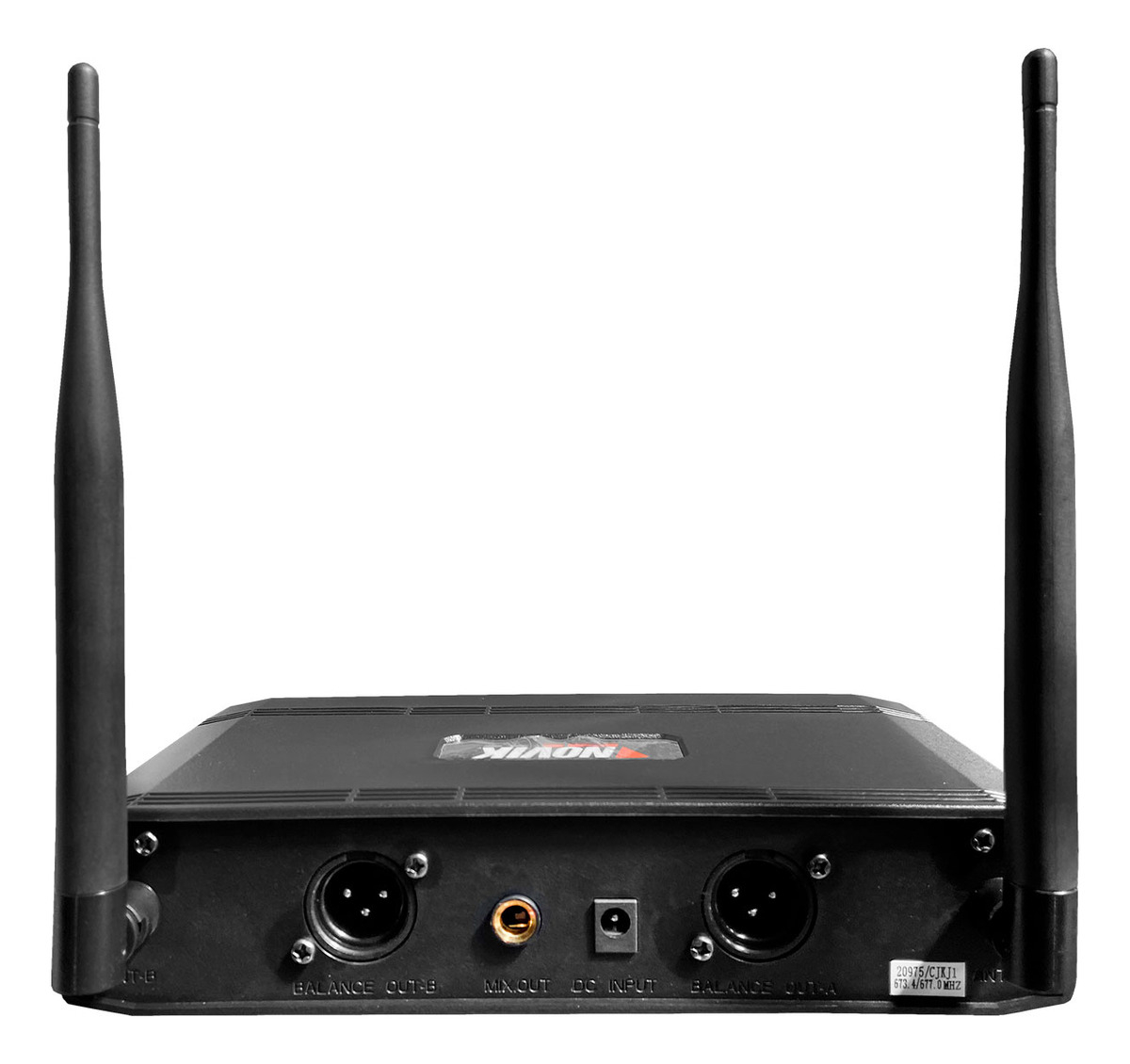 Set X2 Micrófonos Inalámbricos Novik Unk-330 Uhf 70m Maletín - Imagen 8