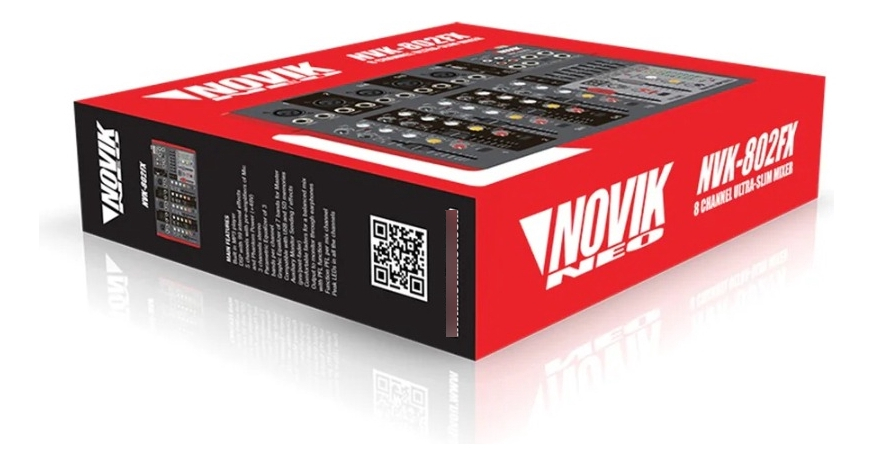 Consola De Sonido Novik Neo Nvk 802fx 8 Canales - Imagen 3