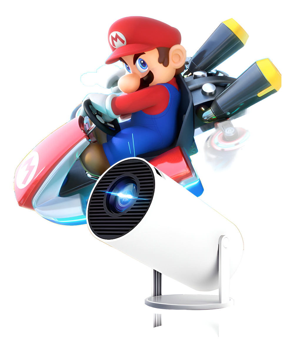 Mini Proyector Hy300 Wifi Bluetooth Hd 130 Blanco