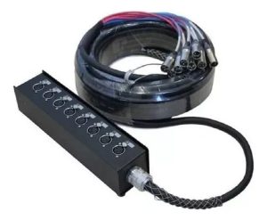 Cable Multipar 20 Mts 8 Canales Carverpro Todoaudio Chile