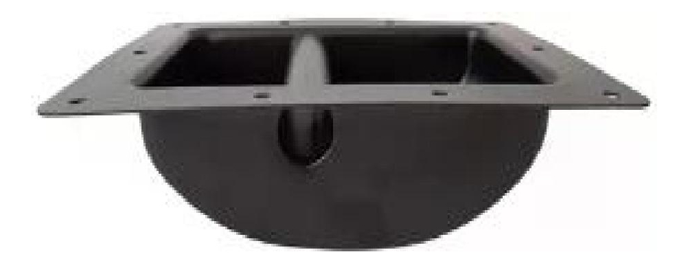 Manilla Metal Embutida Negra Mod.6r Mekse - Imagen 3