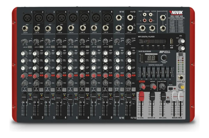 Consola Potenciada Novik Nvk 1200p