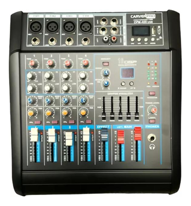 Consola Power Mixer 4ch Bt/mp3 Carver Pro Cpm-400