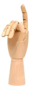Maniquí Mano Madera Articulada 30cms De Dibujo