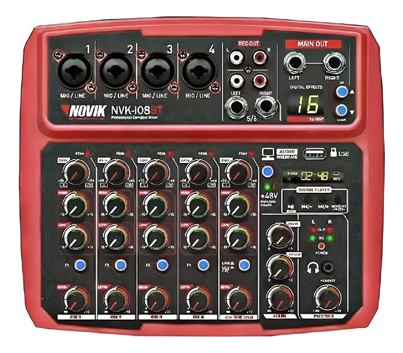 Consola Pasiva Con Interfaz Usb Novik I08bt Todoaudio Chile